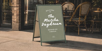 RT The Matcha Club Font Poster 6