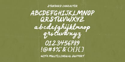 RT The Matcha Club Font Poster 9