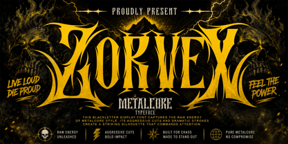 Zorvex Font Poster 1