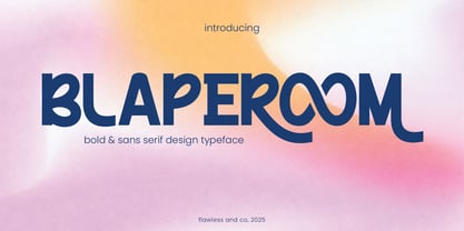 Blaperoom Font Poster 1