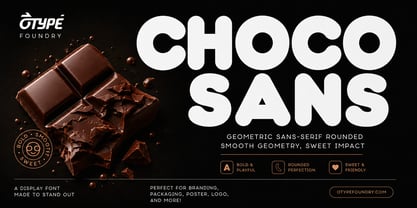 Choco Sans O Font Poster 1