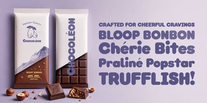 Choco Sans O Font Poster 7