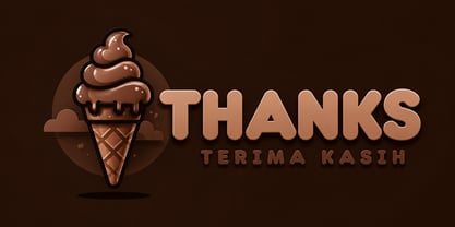 Choco Sans O Font Poster 15