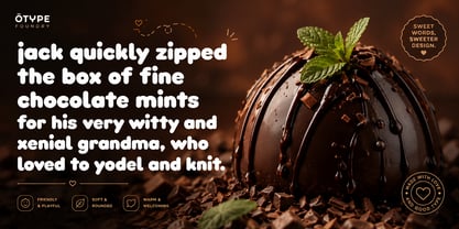 Choco Sans O Font Poster 8