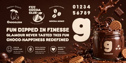 Choco Sans O Font Poster 6