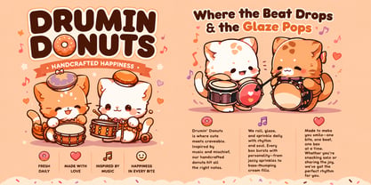Choco Sans O Font Poster 13