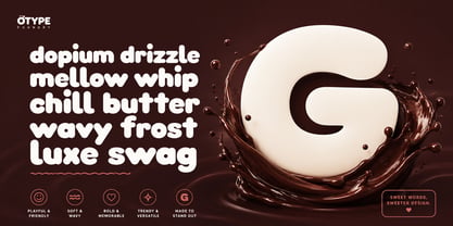 Choco Sans O Font Poster 11