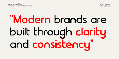 Urema Font Poster 9