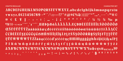 Crafte Font Poster 14