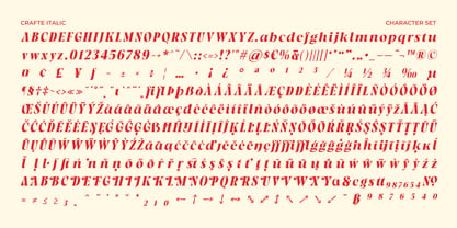 Crafte Font Poster 15