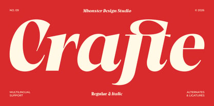 Crafte Font Poster 1