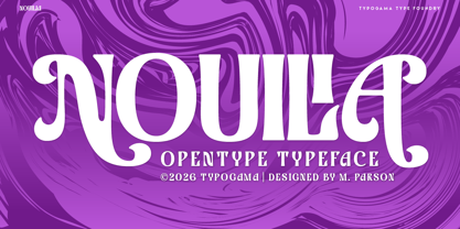 Nouilia Font Poster 1