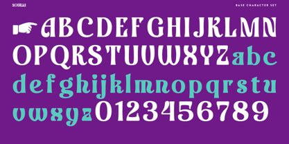 Nouilia Font Poster 2