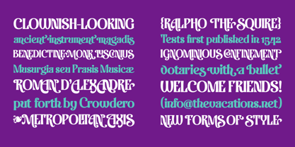 Nouilia Font Poster 5