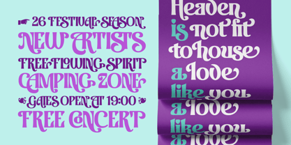 Nouilia Font Poster 12