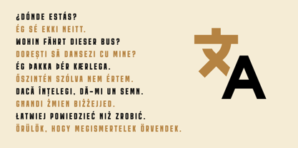 Raskolnikov Font Poster 3