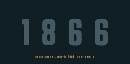 Raskolnikov Font Poster 7