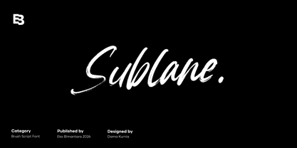 Sublane Font Poster 1