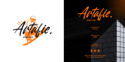 Sublane Font Poster 2