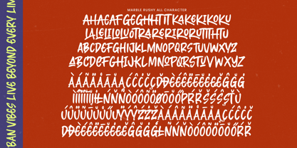 Marble Rushy Font Poster 10