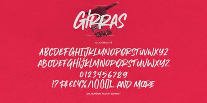 Girras Font Poster 7