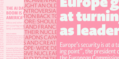 Novel Display Font Poster 4