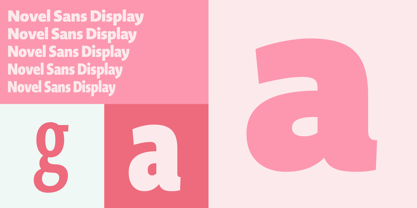 Novel Display Font Poster 2