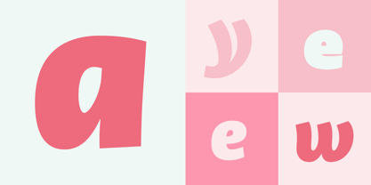 Novel Display Font Poster 8