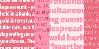 Novel Display Font Poster 3