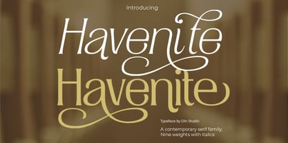 Havenite Font Poster 1
