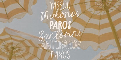 Peachy Weekend Font Poster 9