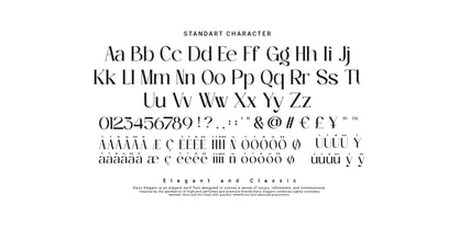 Kairy Elegant Font Poster 3