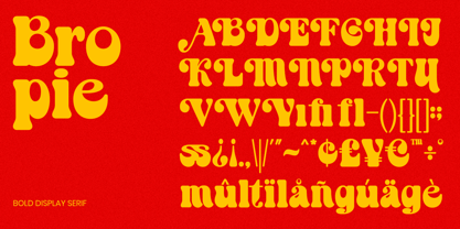Bropie Font Poster 10