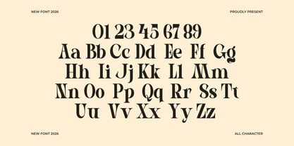 Morgel Eentrialy Font Poster 6