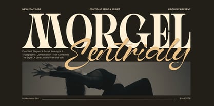 Morgel Eentrialy Font Poster 1