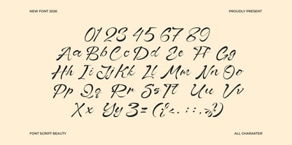 Morgel Eentrialy Font Poster 4
