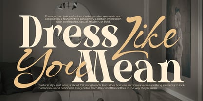 Morgel Eentrialy Font Poster 7