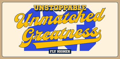 Native Baseball Font Poster 11