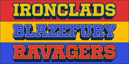 Native Baseball Font Poster 4