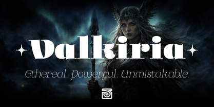 Valkiria Font Poster 1