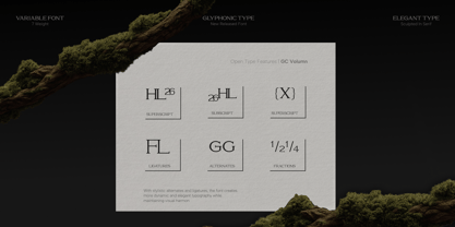 GC Volumn Font Poster 8