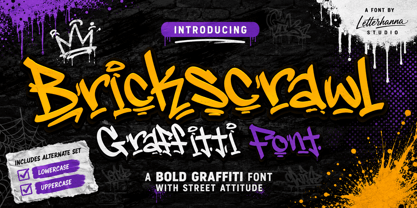 Brickscrawl Font Poster 1