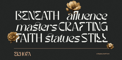 Erhofa Font Poster 5
