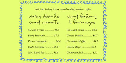 Taste Juicy Scribbles Font Poster 3