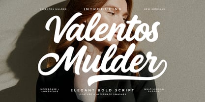 MC Valentos Mulder Font Poster 1