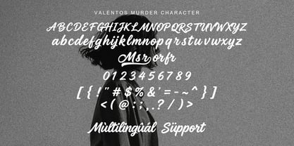 MC Valentos Mulder Font Poster 6