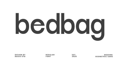 Bedbag Font Poster 1