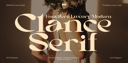Clance Font Poster 1