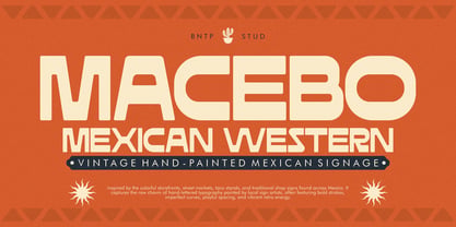 Macebo Font Poster 1