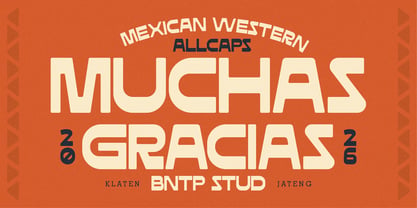 Macebo Font Poster 7